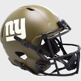 New York Giants SALUTE TO SERVICE Full Size Speed Replica Football Helmet - NFL