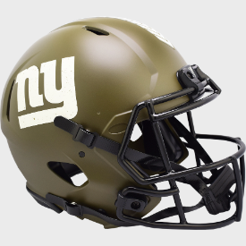 New York Giants SALUTE TO SERVICE Full Size Authentic Speed Football Helmet - NFL