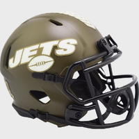 New York Jets SALUTE TO SERVICE Mini Speed Football Helmet - NFL