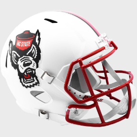 North Carolina State Wolfpack Full Size Speed Replica Football Helmet 2017 Tuffy- NCAA