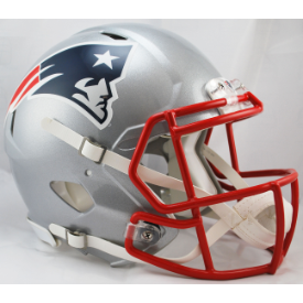 New England Patriots Full Size Authentic Revolution Speed Football Helmet - NFL