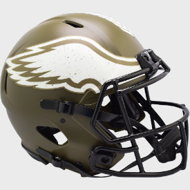 Philadelphia Eagles SALUTE TO SERVICE Full Size Authentic Speed Football Helmet - NFL