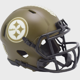 Pittsburgh Steelers SALUTE TO SERVICE Mini Speed Football Helmet - NFL