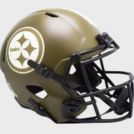 Pittsburgh Steelers SALUTE TO SERVICE Full Size Speed Replica Football Helmet - NFL