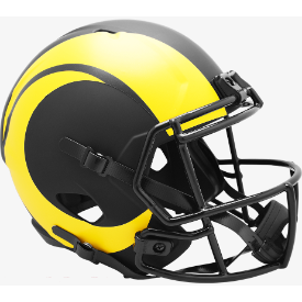 Los Angeles Rams Full Size Speed Replica Football Helmet ECLIPSE - NFL