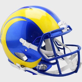 Los Angeles Rams Full Size Authentic Revolution Speed Football Helmet - NFL