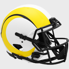 Los Angeles Rams Full Size Authentic Revolution Speed Football Helmet LUNAR - NFL