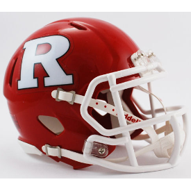 Rutgers Scarlet Knights NCAA Mini Speed Football Helmet - NCAA