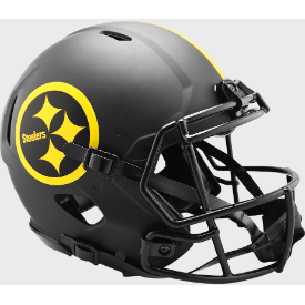 Pittsburgh Steelers Full Size Authentic Revolution Speed Football Helmet ECLIPSE - NFL