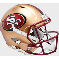San Francisco 49ers Full Size 1996 to 2008 Speed Replica Throwback Helmet - NFL