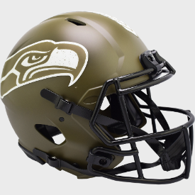 Seattle Seahawks SALUTE TO SERVICE Full Size Speed Replica Football Helmet - NFL