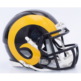 St Louis Rams 1981 to 1999 Riddell Mini Speed Throwback Helmet - NFL
