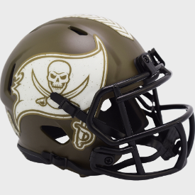 Tampa Bay Buccaneers SALUTE TO SERVICE NFL Mini Speed Football Helmet