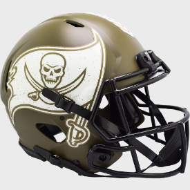 Tampa Bay Buccaneers SALUTE TO SERVICE Full Size Authentic Speed Football Helmet - NFL