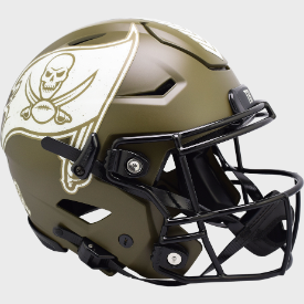 Tampa Bay Buccaneers SALUTE TO SERVICE Full Size Authentic SpeedFlex Helmet - NFL