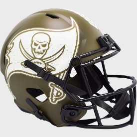 Tampa Bay Buccaneers SALUTE TO SERVICE Full Size Speed Replica Football Helmet - NFL