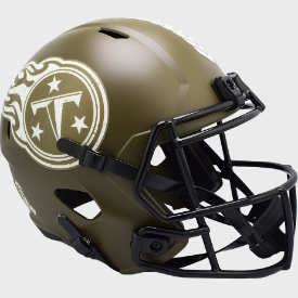 Tennessee Titans SALUTE TO SERVICE Full Size Speed Replica Football Helmet - NFL