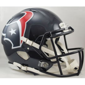 Houston Texans Full Size Authentic Revolution Speed Football Helmet - NFL