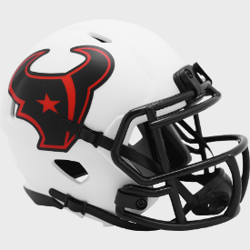 Houston Texans Mini Speed Football Helmet LUNAR - NFL