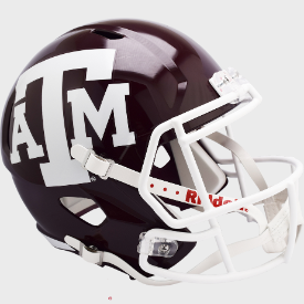 Texas A&M Full Size Aggies Replica Speed Football Helmet- NCAA