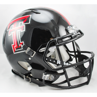 Texas Tech Red Raiders Full Size Authentic Speed Football Helmet Chrome Decal - NCAA