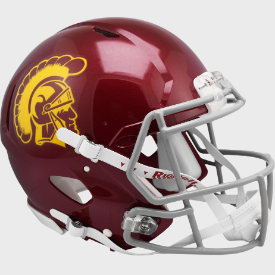 USC Trojans Full Size Authentic Speed Football Helmet 2022- NCAA