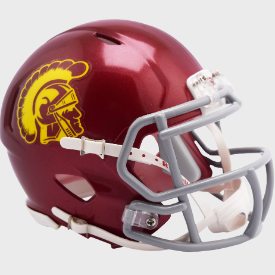 USC Trojans NCAA Mini Speed Football Helmet 2022 - NCAA