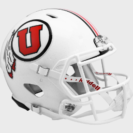 Utah Utes Full Size Authentic Speed Football Helmet - NCAA