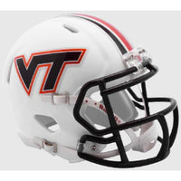Virginia Tech Hokies NCAA Mini Speed Football Helmet Matte White - NCAA