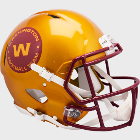 Washington Football Team Full Size Authentic Revolution Speed Football Helmet FLASH - NFL