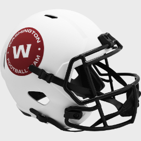 Washington Football Team Full Size Speed Replica Football Helmet LUNAR - NFL