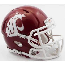 Washington State Cougars NCAA Mini Speed Football Helmet Crimson - NCAA