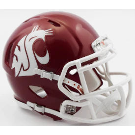 Washington State Cougars NCAA Mini Speed Football Helmet Crimson - NCAA