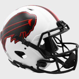 Buffalo Bills Full Size Authentic Revolution Speed Football Helmet LUNAR - NFL