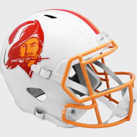 Tampa Bay Buccaneers Full Size 1976 to 1996 Speed Replica Throwback Football Helmet - NFL