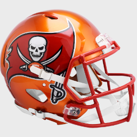 Tampa Bay Buccaneers Full Size Authentic Speed Football Helmet FLASH - NFL