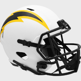 Los Angeles Chargers Full Size Speed Replica Football Helmet LUNAR - NFL