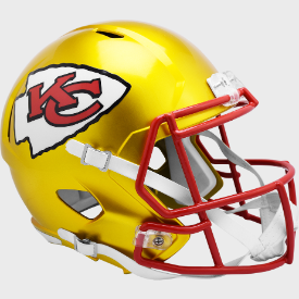 Kansas City Chiefs Full Size Speed Replica Football Helmet FLASH - NFL