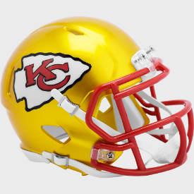 Kansas City Chiefs Mini Speed Football Helmet FLASH - NFL