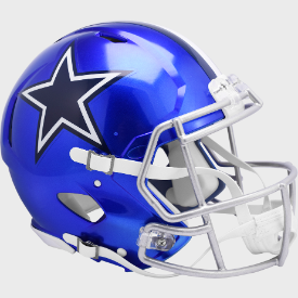 Dallas Cowboys Full Size Authentic Revolution Speed Football Helmet FLASH - NFL