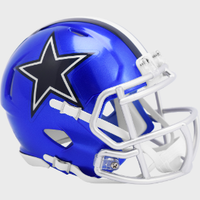 Dallas Cowboys NFL Mini Speed Football Helmet FLASH