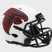 Atlanta Falcons Mini Speed Football Helmet LUNAR - NFL