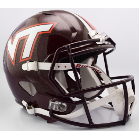 Virginia Tech Hokies Full Size NCAA Replica Speed Football Helmet- NCAA