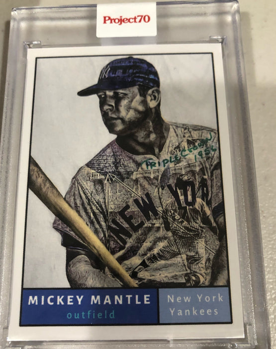 Mickey Mantle 2021 Topps Project 70 Card by Lauren Taylor #473