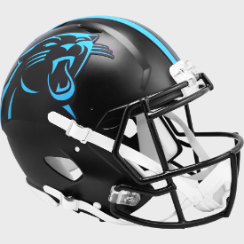 Carolina Panthers Full Size Authentic Speed Football Helmet 2022 Alternate - NFL