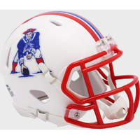 New England Patriots 1990 to 1992 Riddell Mini Speed Throwback Helmet - NFL