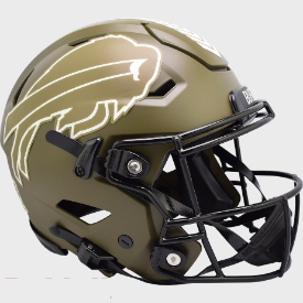 Buffalo Bills SALUTE TO SERVICE Full Size Authentic Speedflex Helmets - NFL