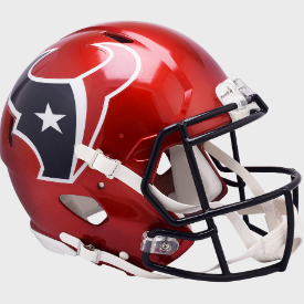 Houston Texans Full Size Authentic Speed Football Helmet 2022 Alternate - NFL