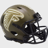Atlanta Falcons SALUTE TO SERVICE Mini Speed Football Helmet - NFL