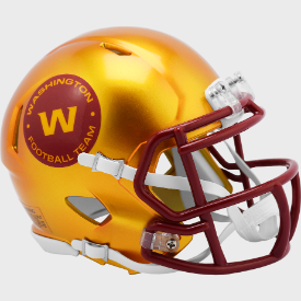 Washington Football Team NFL Mini Speed Football Helmet FLASH